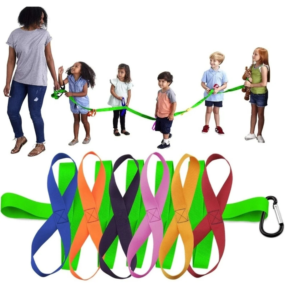 Daycare Walking Rope, Children Safety Walking  Rope with 12 Colorful Handles